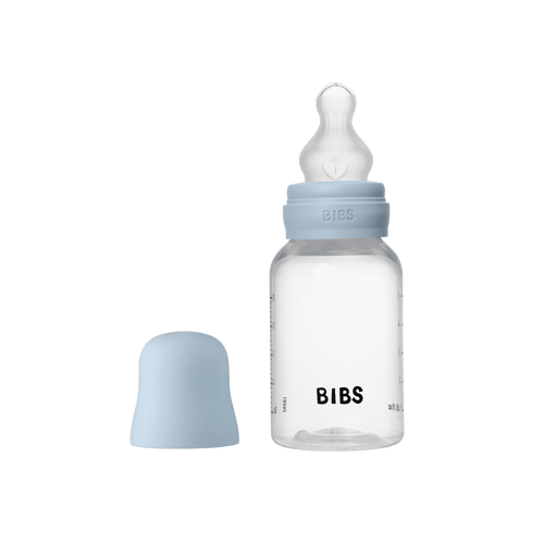 Baby Bottle Complete Set 150ml Silicone - Baby Blue