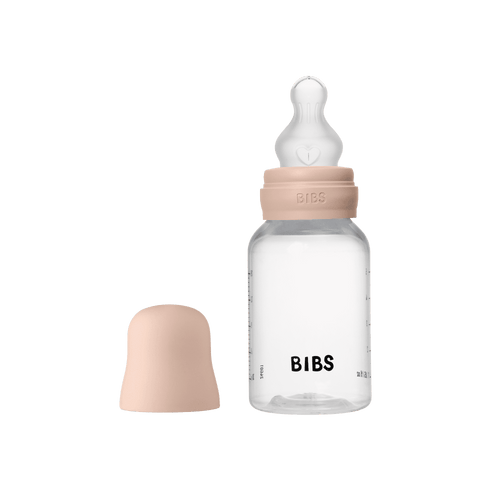 Baby Bottle Complete Set 150ml Silicone - Blush