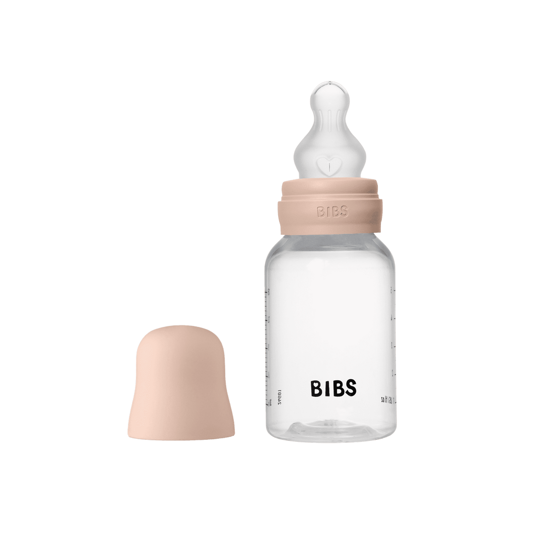 Baby Bottle Complete Set 150ml Silicone - Blush