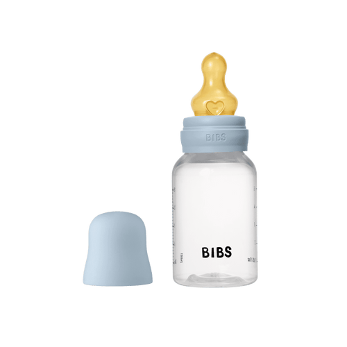 Baby Bottle Complete Set 150ml Latex - Baby Blue