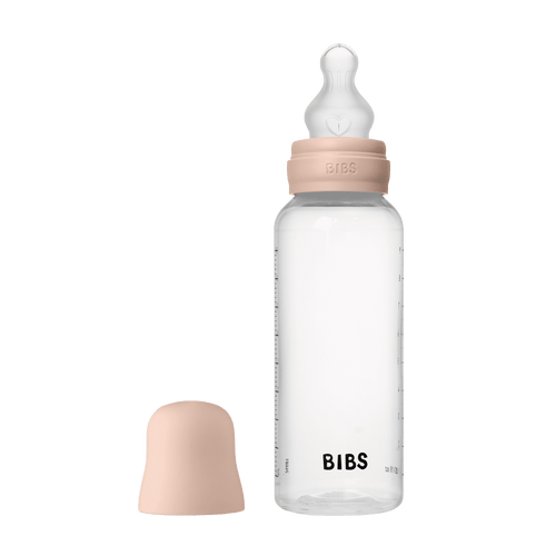 Baby Bottle Complete Set 270ml Silicone - Blush