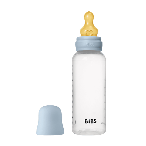 Baby Bottle Complete Set 270ml Latex - Baby Blue