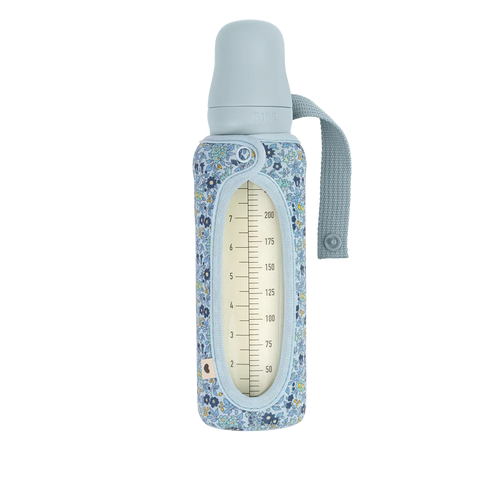 BIBS X Liberty Bottle Sleeve Large - Chamomile Lawn Baby Blue