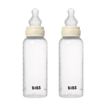Baby Bottle Complete Set 270ml 2 Pack Silicone - Ivory
