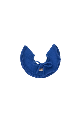 GOMMU Solid Collar Blue