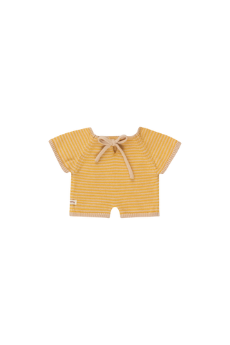 GOMMU Thin Stripes Short One-Piece