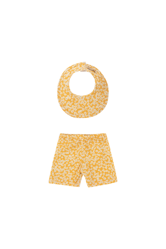 GOMMU Yellow Flowers - Pant & Bib