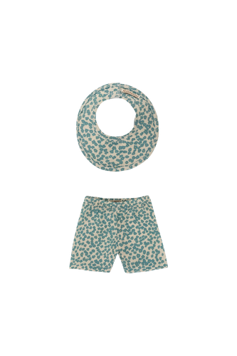 GOMMU Green Flowers - Pant & Bib