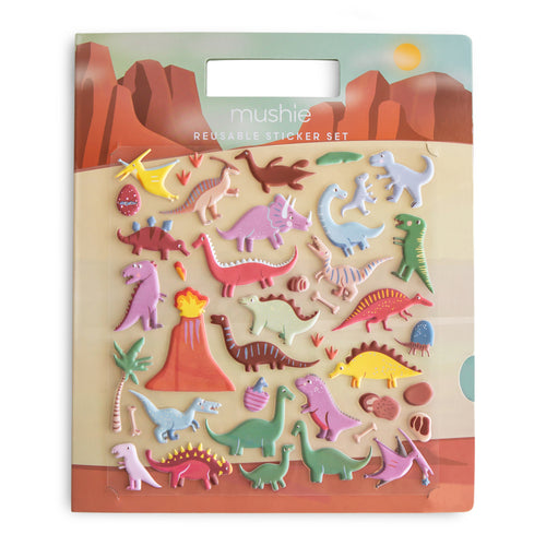 Mushie Reusable Sticker Kit - Dino